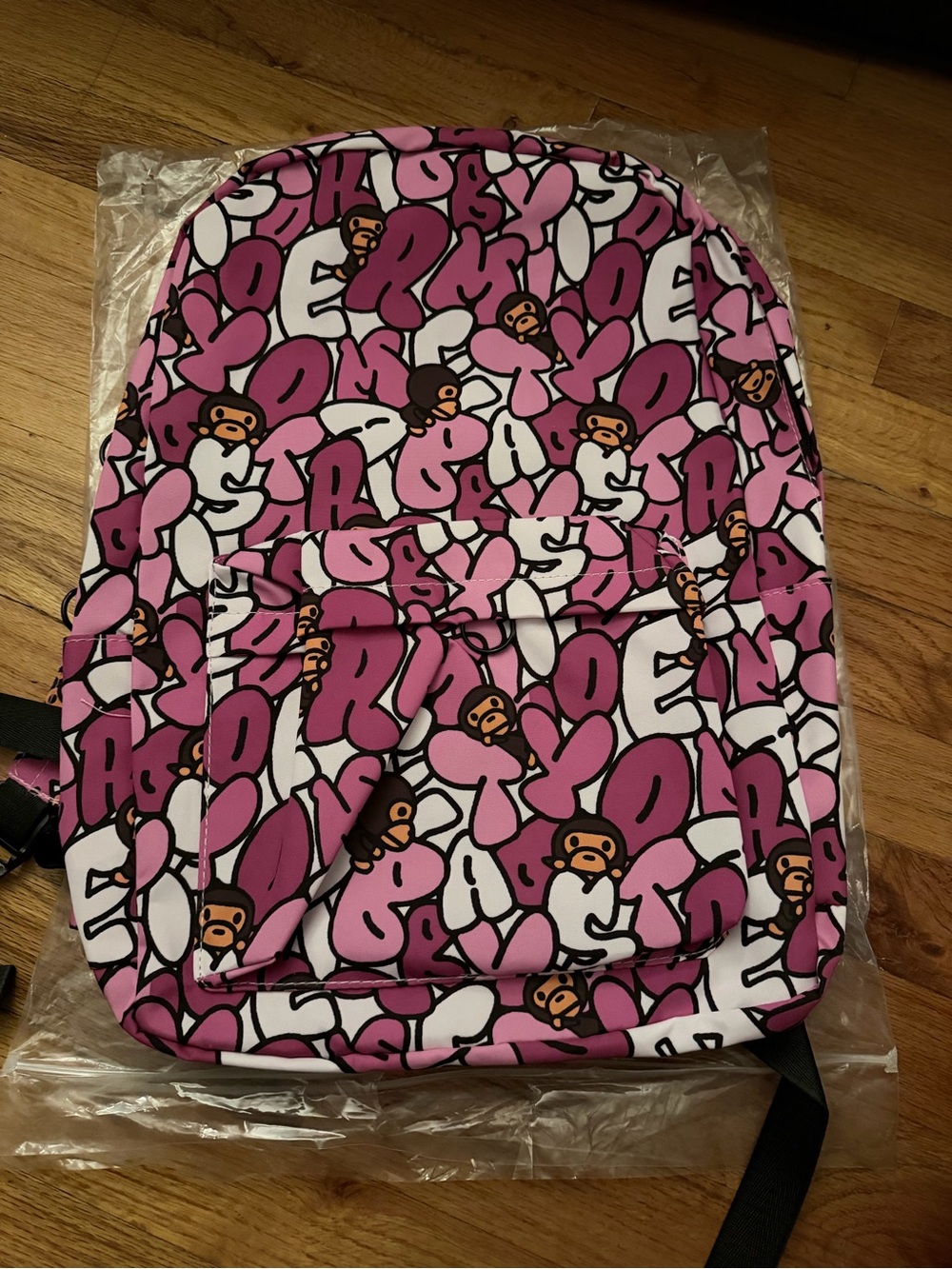 Bape baby Milo pink backpack